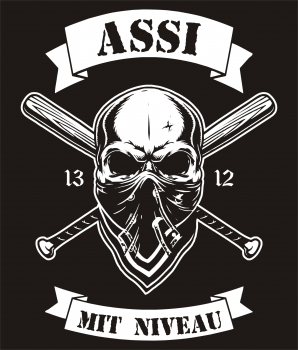 Assi mit Niveau Männer T-Hemd